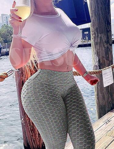 سراويل يوجا للسيدات عالية الخصر من SEASUM سراويل يوجا للتمرين ورفع المؤخرة سراويل ضيقة للتحكم في البطن ومضادة للسيلوليت in Kuwait