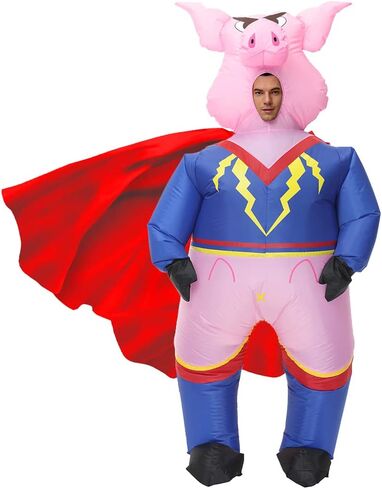 زي RHYTHMARTS القابل للنفخ زي الخنزير الفائق القابل للنفخ للبالغين in Kuwait