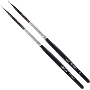 Custom Shop SS Scroll/Script Writer Pinstriping Brush Kit (#1 & #2) (Pack of 2 Brushes Both a #1 and #2) - High Performance Striping Brushes