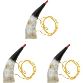 BESPORTBLE Cheering Horn Prop Outdoor 2pcs Fan Game Neck Horns Maker Blow Sports Viking Trumpet Cheer Cheering for Ox Strap ' s : Trumpets Funny Party Horn with Favors Use Prop Musical Mini