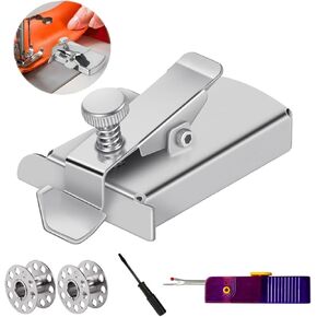 دليل التماس المغناطيسي لآلة الخياطة، دليل التماس المغناطيسي متعدد الوظائف مع مشبك، مسطرة دليل التماس ذات الخط المستقيم العالمي لجميع آلات الخياطة (قطعة واحدة) in Kuwait