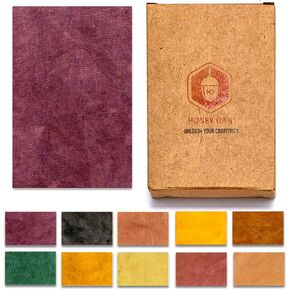 Fabric Dye with Natural Extract Colors | Ideal for Coloring Clothes Scarves Bags Bandanas | DIY Art & Craft Set for Kids and Adults | Painting Party Supplies (Brown) in Kuwait