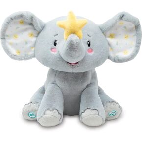 Cuddle Barn - Twinkling Starlight | Animated Musical Elephant Stuffed Animal Baby Plush Toy with Soothing Light and Volume Control Plays 15 Minutes of Lullabies, 11 inches in Saudi Arabia