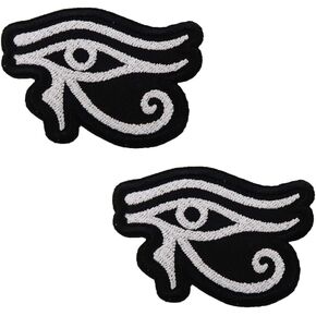 Horus Eye of Horus Symbol Crest Embroidered Iron on Patches in Saudi Arabia