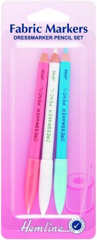 هملين H294 | مسح/غسل أقلام تحديد الأقمشة الخاصة بالخياطة | حزمة من 3 in Kuwait