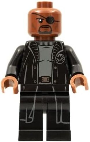 LEGO Marvel Super Heroes Nick Fury Sweater + Trenchcoat Minifigure from 76153 (Bagged) in Saudi Arabia