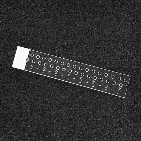 دليل مسطرة الزخرفة القماشية من KINGRIA لمحاذاة الفينيل ومسطرة الزخرفة الأكريليك أداة الخياطة اليدوية وإكسسوارات المسطرة للطباعة على الجلد والقماش in Kuwait