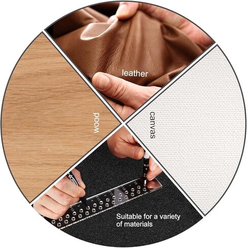 دليل مسطرة الزخرفة القماشية من KINGRIA لمحاذاة الفينيل ومسطرة الزخرفة الأكريليك أداة الخياطة اليدوية وإكسسوارات المسطرة للطباعة على الجلد والقماش in Kuwait