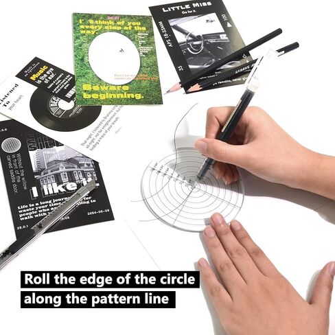 دوائر التماس، قالب قياس الخياطة المسطرة للأنماط المرسومة، تحديد خطوط الخياطة، بدلات الحاشية، مقاسات مختلفة، أدوات الخياطة اليدوية اليدوية، دليل القرص in Kuwait