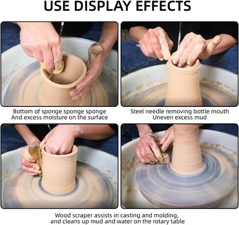 8 قطع أدوات الفخار الطين النمذجة أدوات أدوات الرسم القياسية نحت الطين أدوات ديي in Kuwait