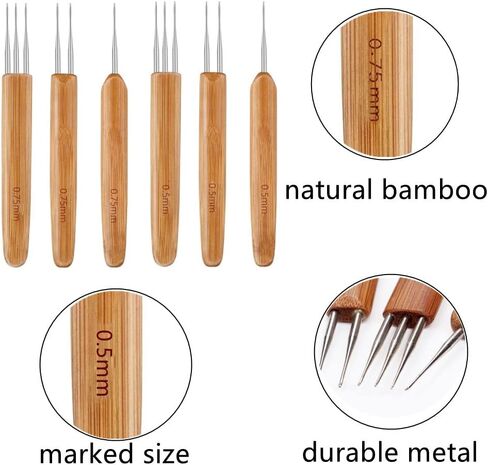 إبرة كروشيه دريدلوك، خطافات كروشيه للشعر، أداة تشابك بخطاف المزلاج in Kuwait