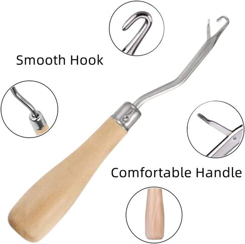 إبرة كروشيه دريدلوك، خطافات كروشيه للشعر، أداة تشابك بخطاف المزلاج in Kuwait