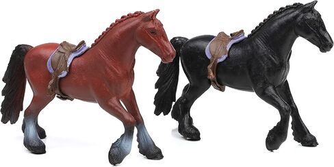 مجموعة العاب الزراعة من 20 قطعة مع حيوانات المزرعة وحصانين ومزارعين وجرار وملحقات in Kuwait