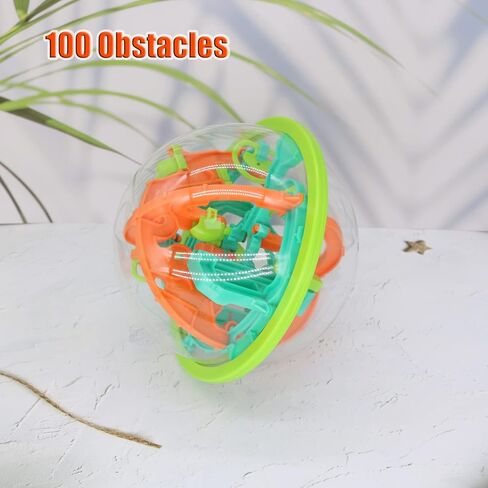 3D Maze Ball and Puzzle Cube, Brain Teaser Puzzles, Maze Game for Kids and Adult, Spinner Fidget Cube, Puzzle Lock Toys, 8 Pack in Kuwait