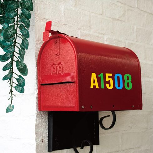 318PCS Vinyl Letter Stickers for Mailbox, 2 Inch Alphabet Numbers for House, Door, Scrapbook, Sign, Name, Classroom Decor Waterproof self Adhesive (Black) in Kuwait