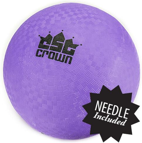 Crown Sporting Goods 8.5-inch Official Size Dodge Ball with Textured Grip - Playground Balls for Kickball, Foursquare in Saudi Arabia