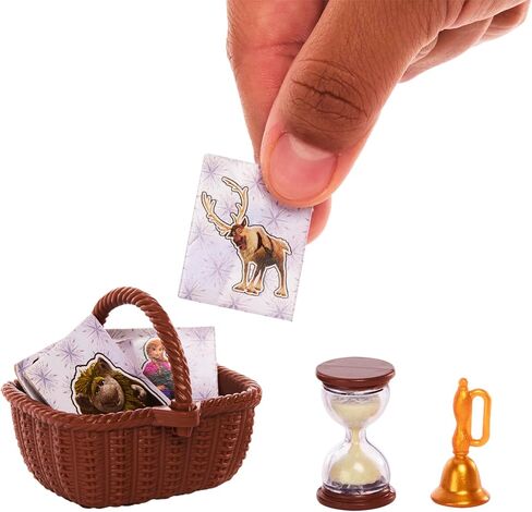 مجموعة ماتل ديزني فروزن 3 دمى تشاريد مع دمى أنيقة آنا وإلسا وكريستوف، بالإضافة إلى شخصية أولاف القابلة لاتخاذ الوضعيات و12 إكسسوارًا من ديزني فروزن 2 in Kuwait