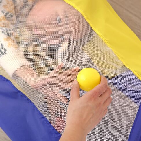 نفق لعب الأطفال الزاحف من ليمتليس فن [نفق قوس قزح محمول منبثق] للأطفال الصغار والفتيان والفتيات، ألعاب داخلية وخارجية (أرجواني، أزرق، أخضر مع شبكة) in Kuwait