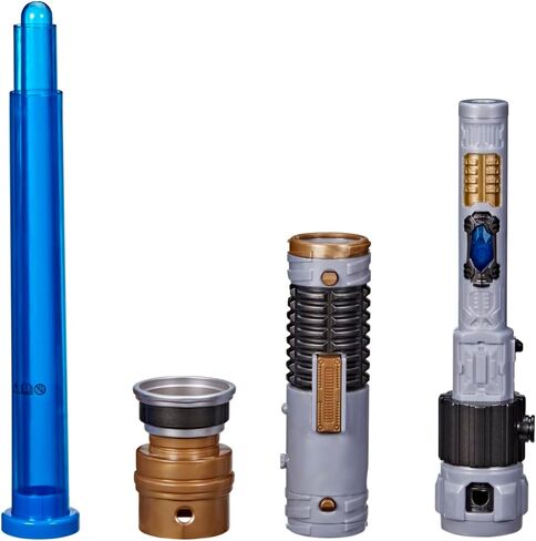 STAR WARS Lightsaber Forge OBI-Wan Kenobi Electronic Blue Lightsaber, Customizable Roleplay Toy, Toy for Kids Ages 4 and Up in Saudi Arabia