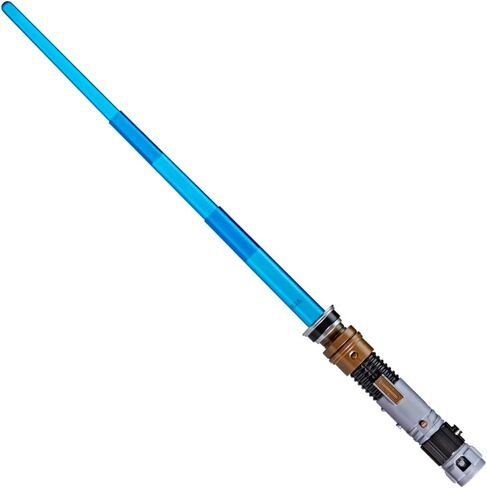 STAR WARS Lightsaber Forge OBI-Wan Kenobi Electronic Blue Lightsaber, Customizable Roleplay Toy, Toy for Kids Ages 4 and Up in Saudi Arabia