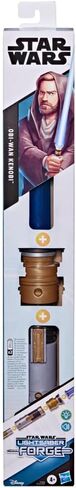 STAR WARS Lightsaber Forge OBI-Wan Kenobi Electronic Blue Lightsaber, Customizable Roleplay Toy, Toy for Kids Ages 4 and Up in Saudi Arabia