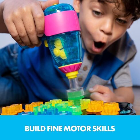 Educational Insights Design & Drill Brightworks, STEM Learning with Toy Drill, 53 Pieces, Ages 3+ in Saudi Arabia