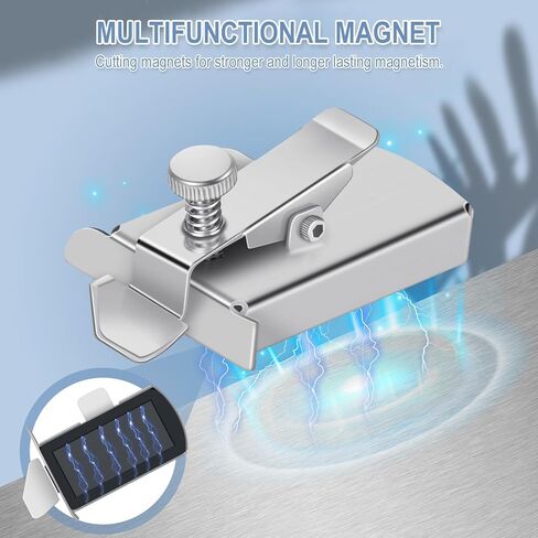 دليل التماس المغناطيسي لآلة الخياطة، دليل التماس المغناطيسي متعدد الوظائف مع مشبك، مسطرة دليل التماس ذات الخط المستقيم العالمي لجميع آلات الخياطة (قطعة واحدة) in Kuwait