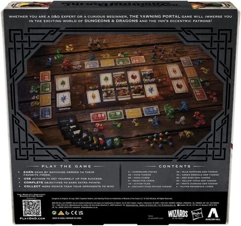 الزنزانات والتنينات: لعبة The Yawning Portal، لعبة لوحة استراتيجية D&D لعدد 1-4 لاعبين، ألعاب لوحة D&D للأعمار من 12 عامًا فما فوق، ألعاب عائلية in Kuwait