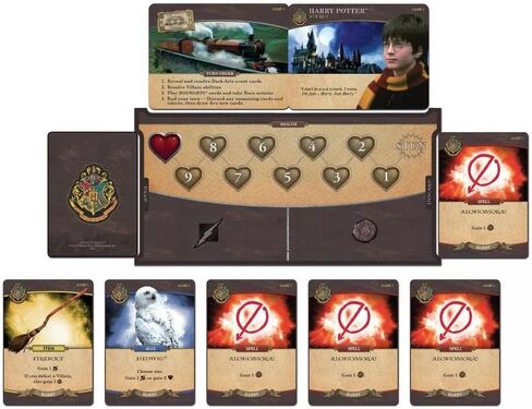 USAOPOLY Harry Potter Hogwarts Battle Cooperative Deck Building Card Game | Official Licensed Merchandise Board Great Gift for Fans Movie artwork For 132 months to 1188 months in Kuwait