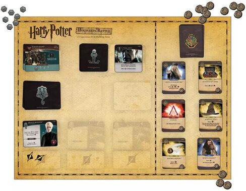 USAOPOLY Harry Potter Hogwarts Battle Cooperative Deck Building Card Game | Official Licensed Merchandise Board Great Gift for Fans Movie artwork For 132 months to 1188 months in Kuwait