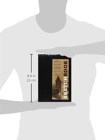 Sketchbook 5.5 x 8" Fliptop Landscape Black Spiral Hardcover Mixed Media Sketchbook for Drawing, Acid-Free Quality Paper (128 pages) (Union Square & Co. Sketchbooks) (Volume 9) in Saudi Arabia