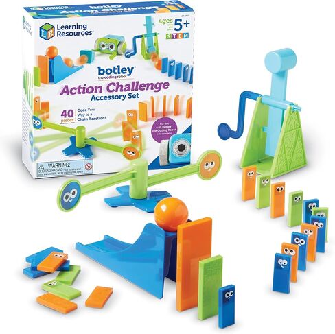 Learning Resources Botley The Coding Robot Action Challenge Accessory Set, 40 Pieces, Ages 5+, STEM Toys in Saudi Arabia
