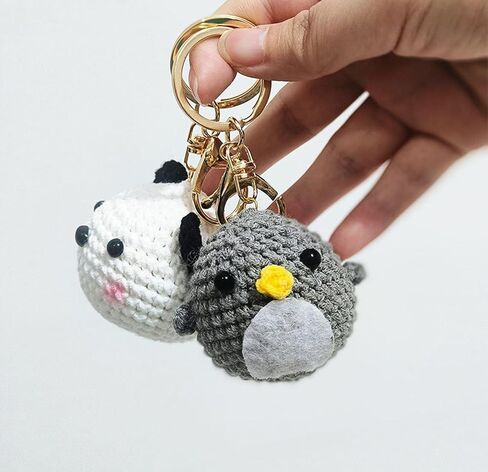 Jneoace Crochet Kit for Beginners, 8 Pcs Crochet Animal Kit for Adults and Children, Beginner Crochet Starter Kit with Step-by-Step Video Tutorials for Kids Boys Girls Birthdays Gift in Kuwait