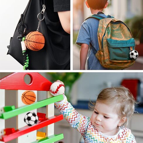 Crochetobe Crochet Kit for Beginners - 4 PCS Sports Balls Crochet, Complete Crochet Set Includes Step-by-Step Instructions and Video Tutorials, Beginner Crochet Kit for Adults (Patent Product) in Kuwait