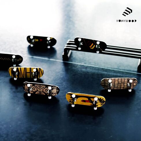 عجلات NOAHWOOD Fingerboards PRO مصنوعة يدويًا مع صواميل ذاتية القفل مصنوعة يدويًا (بدون CNC) (بنفسجي) in Kuwait