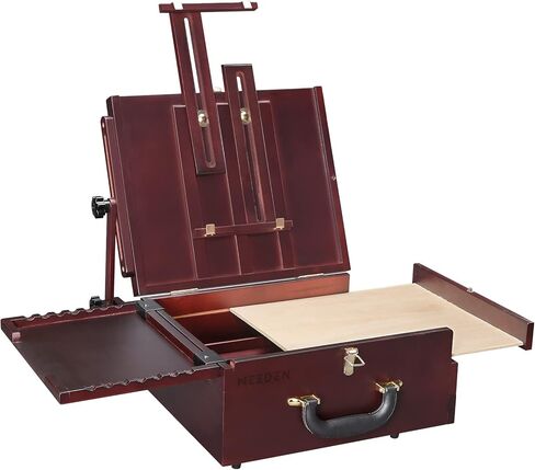 MEEDEN Pochade Box, Tabletop Easel for Painting, Portable Easel Box for Painting Canvas with Nylon Carry Bag, Painting Easel Art Easels for Painting Adult for Outdoor Travel Easel in Kuwait