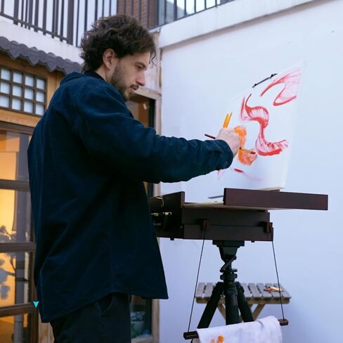 MEEDEN Pochade Box, Tabletop Easel for Painting, Portable Easel Box for Painting Canvas with Nylon Carry Bag, Painting Easel Art Easels for Painting Adult for Outdoor Travel Easel in Kuwait