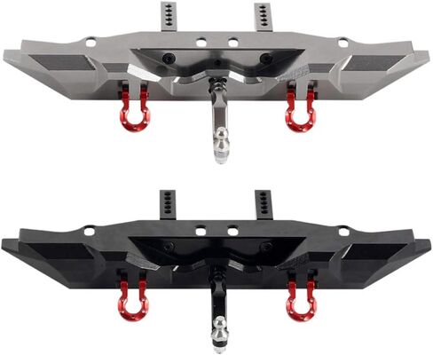 مصد خلفي من الألومنيوم RZXYL مع وصلة وصلة مقطورة لأجزاء ترقية الزاحف 1/10 Traxxas TRX4 RC (أسود) in Kuwait