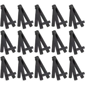 15 Pack Mini Tabletop Wood Easel for Art, Business Cards, Party Invitations (5 Inches) in Kuwait