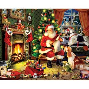 White Mountain Puzzles Checking It Twice - 1000 Piece Jigsaw Puzzle in Saudi Arabia