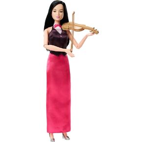Barbie Careers Fashion Doll & Accessories, Pastry Chef Wearing Removable Baking Outfit with Hat & Cake Slice in Saudi Arabia
