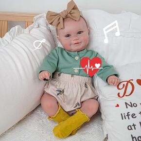 BABESIDE Reborn Baby Dolls Boy - 20 inch Handmade Realistic Soft Vinyl Body Life Like Realistic Newborn Baby Dolls for Girls Boys Kids Age 3+