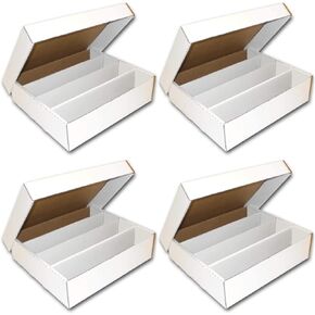 Monster Storage Box for Trading and Gaming Cards, 3,200 card holder (8 Pack)