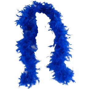 80 Grams Chandelle Feather Boa, 2 yards Long - Handcrafted with Real Turkey Feathers - Perfect for DIY Craft, Parties, Weddings, Halloween, Christmas & Decorations - Skin Friendly, Cruelty-Free