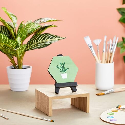 15 قطعة حامل خشبي صغير للطاولة للفنون وبطاقات العمل ودعوات الحفلات (12.7 سم) in Kuwait