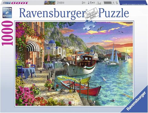 لغز Ravensburger Grandiose اليونان 15271 مكون من 1000 قطعة للبالغين، كل قطعة فريدة من نوعها، تقنية Softclick تعني أن القطع تتناسب معًا بشكل مثالي، متعددة، 27 بوصة × 20 بوصة in Kuwait