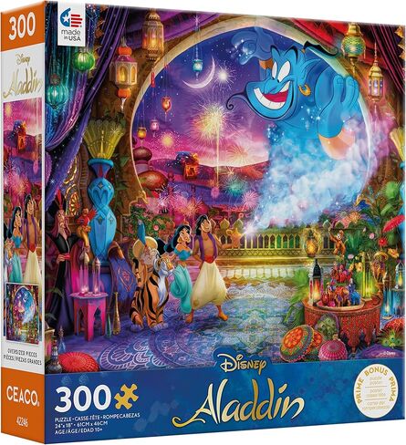 Ceaco - Disney – Aladdin – 300 Oversized Piece Jigsaw Puzzle in Kuwait