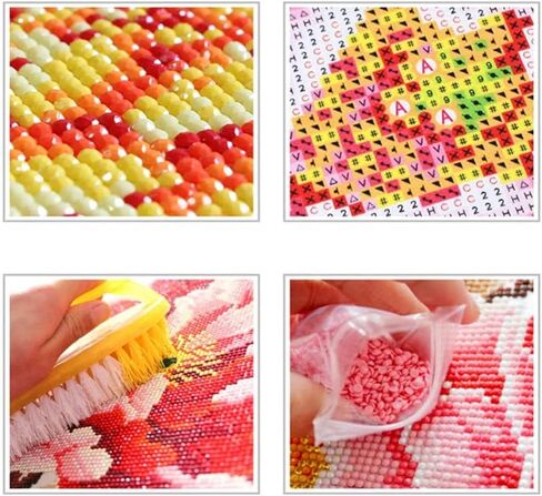 ZGZZNB مثقاب كامل مربع 5D DIY لوحة ماسية خارقة للطبيعة فسيفساء تطريز فن الزفاف ديكور المنزل هدية - 16x20in(40x50 سم) in Kuwait