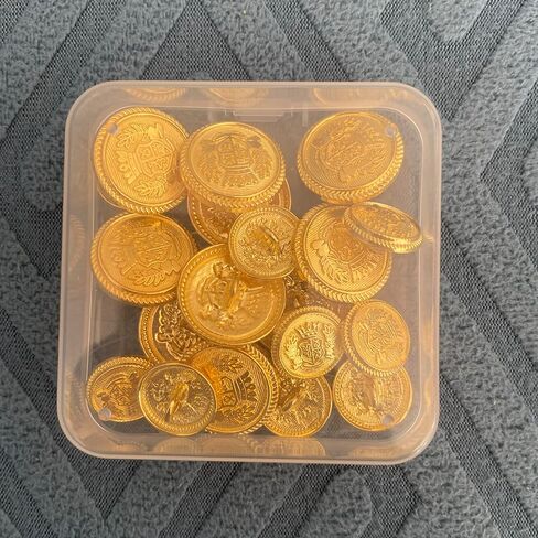 20 قطعة أزرار ذهبية للسترة، 15 مم 20 مم أزرار معدنية مجموعة أزرار السترة أزرار ذهبية لسترة الرجال والنساء أزرار بديلة ذهبية للخياطة والمعاطف الرياضية والبدلات والزي الرسمي والسترة in Kuwait