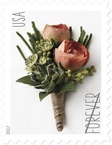 طابعة USPS للأبد: Celebration Boutonniere (4 ورقات) in Saudi Arabia